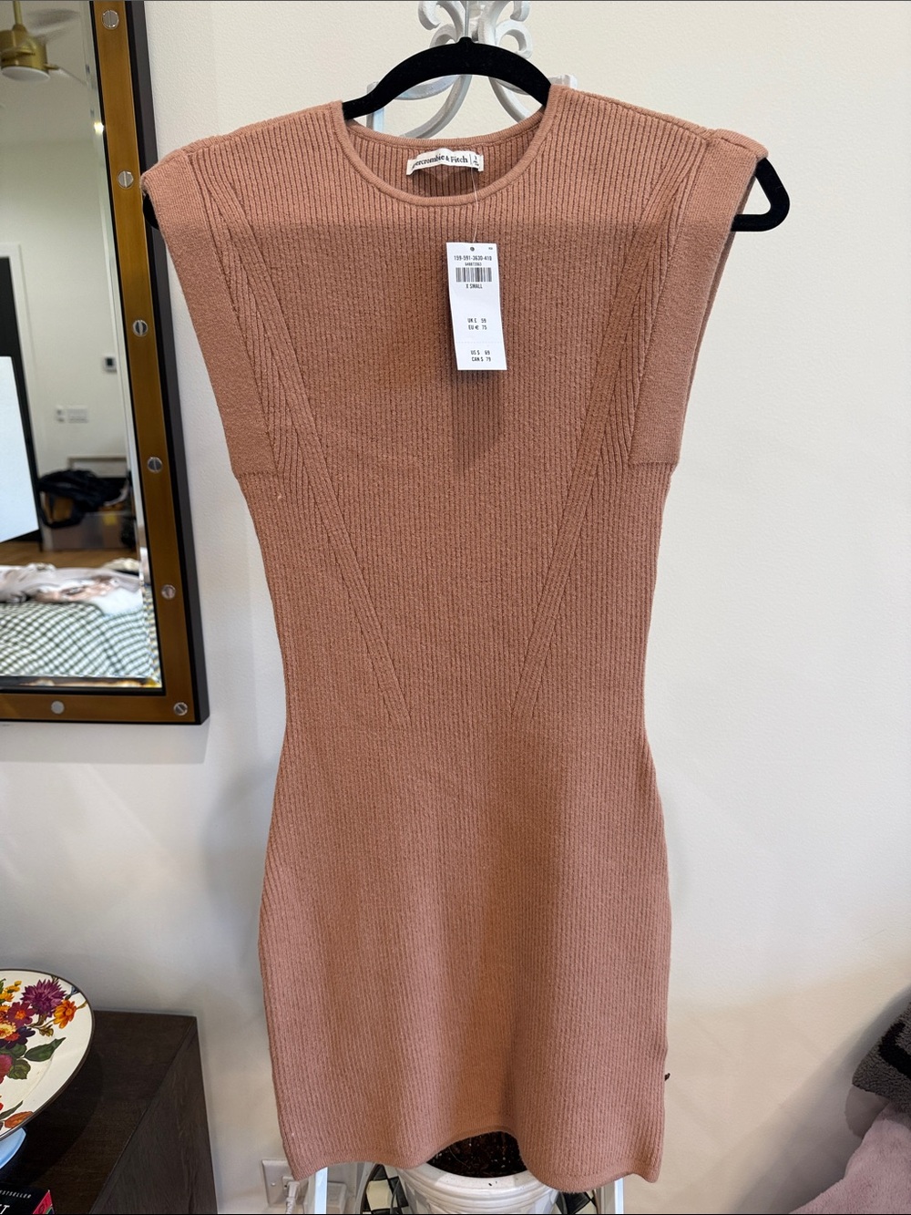 Abercrombie & Fitch Sleeveless Knit Midi Dress